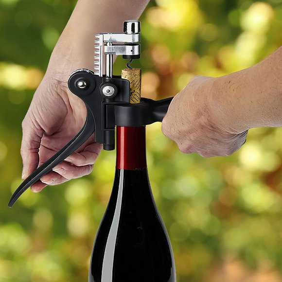 Professional Sommelier Lever-Corkscrew Wine Opener Stainless Steel Screwpull - Picture 2 of 6